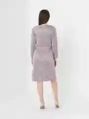 Розовый платье женское, вечернее, с люрексом
