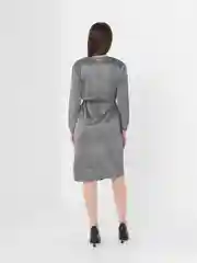 Черный платье женское, вечернее, с люрексом