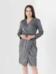 Черный платье женское, вечернее, с люрексом