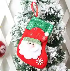 Рождественский чулок Санта Клауса, для подарков новый год