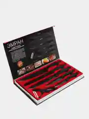 Эмран набор кухонных ножей из нержавеюще стали 6 предметов лазерная заточка ровная нарезка