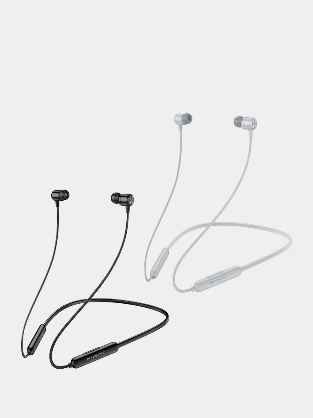 Серый наушники беспроводные BOROFONE BE58, внутриканальные, магнитные, Bluetooth V5.3, 15 часов
