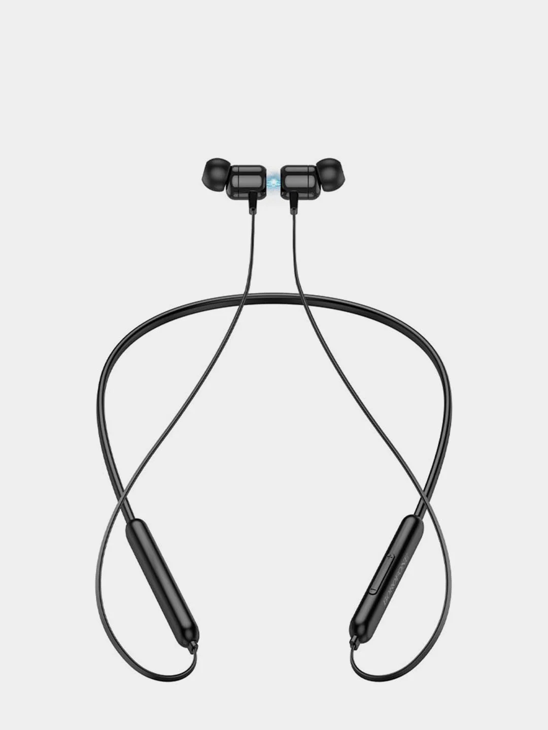 Серый наушники беспроводные BOROFONE BE58, внутриканальные, магнитные, Bluetooth V5.3, 15 часов