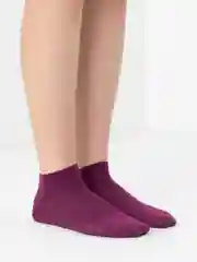 Багровый женские короткие носки