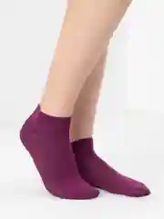 Багровый женские короткие носки