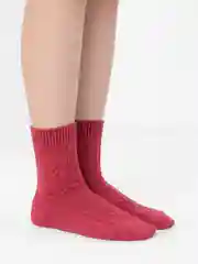 Розовый женские носки, шерстяные, термо