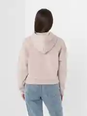 Бежевый толстовка, худи женская с капюшоном