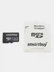 Карта памяти SmartBuy microSD, UHS-1 Class10, 16 - 128 Gb