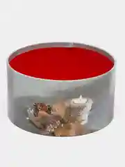 Голубой коробка подарочная новогодняя