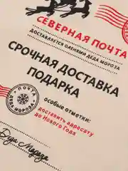 Мешок от Деда Мороза для подарка, новогодняя упаковка праздничная