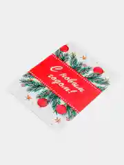 Красный открытки новогодние, формат А6