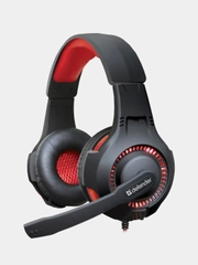 Игровые наушники Defender Warhead G-450 USB, подсветка, кабель 2,3 м