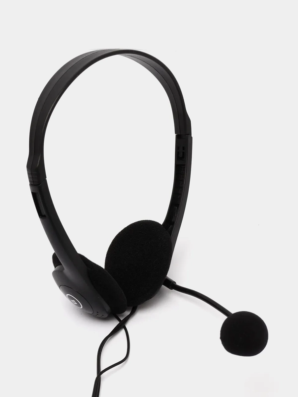 Компьютерные наушники накладные с микрофоном Aura 102, кабель 1,8 м