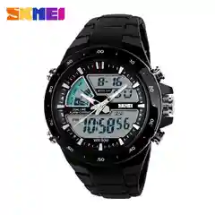 Белый мужские наручные часы Skmei 1016