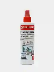 Чистящая жидкость-спрей BRAUBERG для LCD (ЖК)-мониторов и оптики, 250 мл