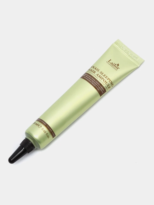 Сыворотка ночная восстанавливающая для волос LaDor Snail Sleeping Hair Ample, 20 мл