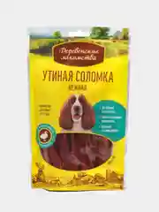 Утиная соломка "Деревенские лакомства" для собак всех пород, 90 г