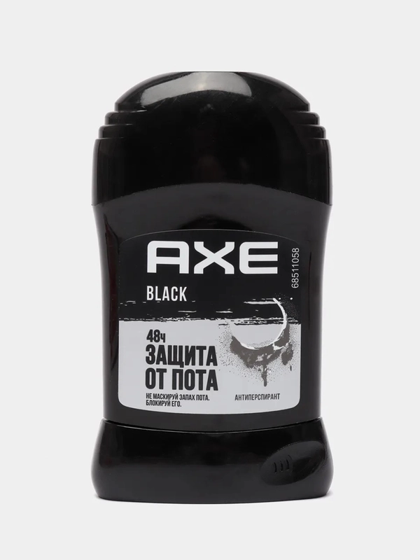 Антиперспирант-дезодорант стик AXE BLACK, мужской, с ароматом морозной груши и кедра, 50мл
