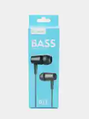 Черный вакуумные наушники Celebrat G13 Stereo bass