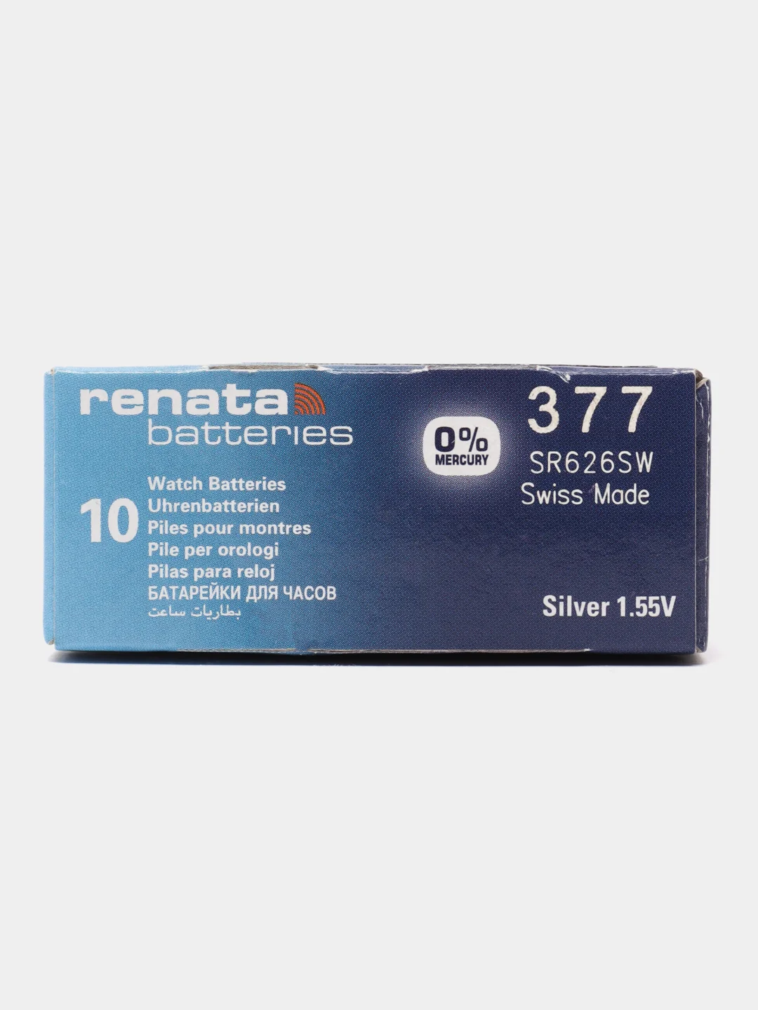 Батарейка для часов Renata 377 (SR626SW, AG4, LR626, R377, SR66)