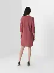 Пастельно-коралловый платье женское повседневное, прямого кроя, офисное, для беременных