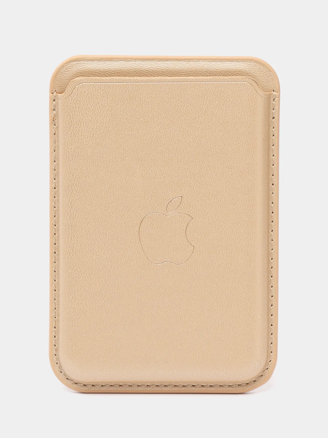 Бежевый картхолдер MagSafe для iPhone