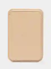 Бежевый картхолдер MagSafe для iPhone