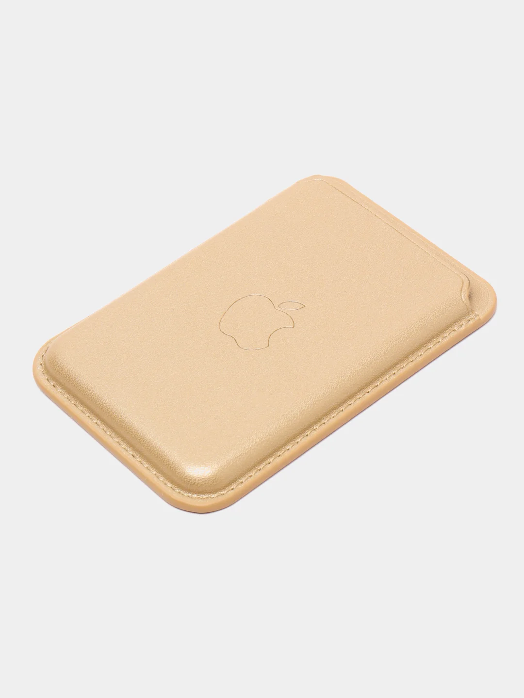 Бежевый картхолдер MagSafe для iPhone