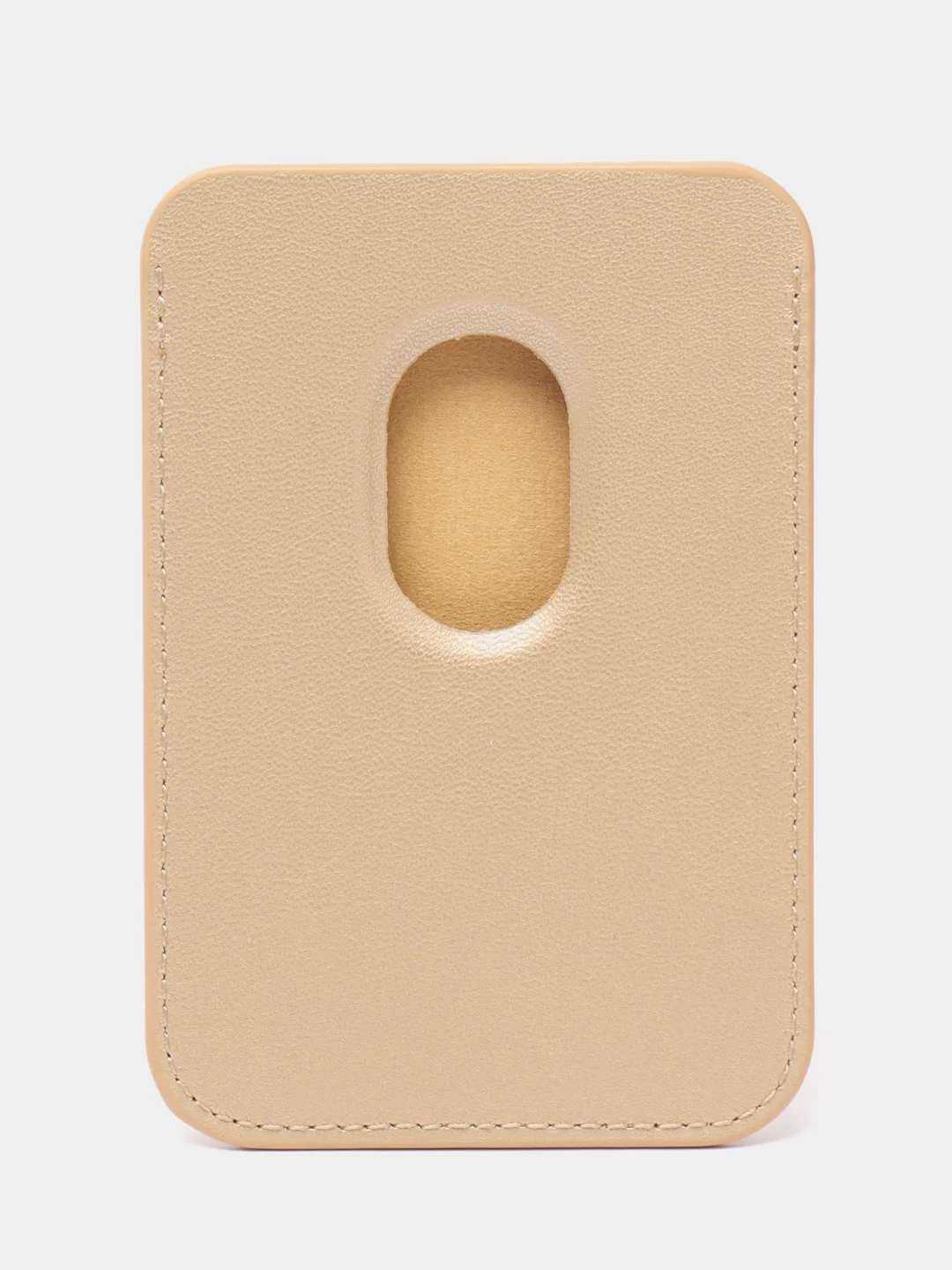 Бежевый картхолдер MagSafe для iPhone
