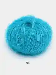 Небесно-голубой пряжа YarnArt "Christmas", Полиамид, 50 г, 142 м