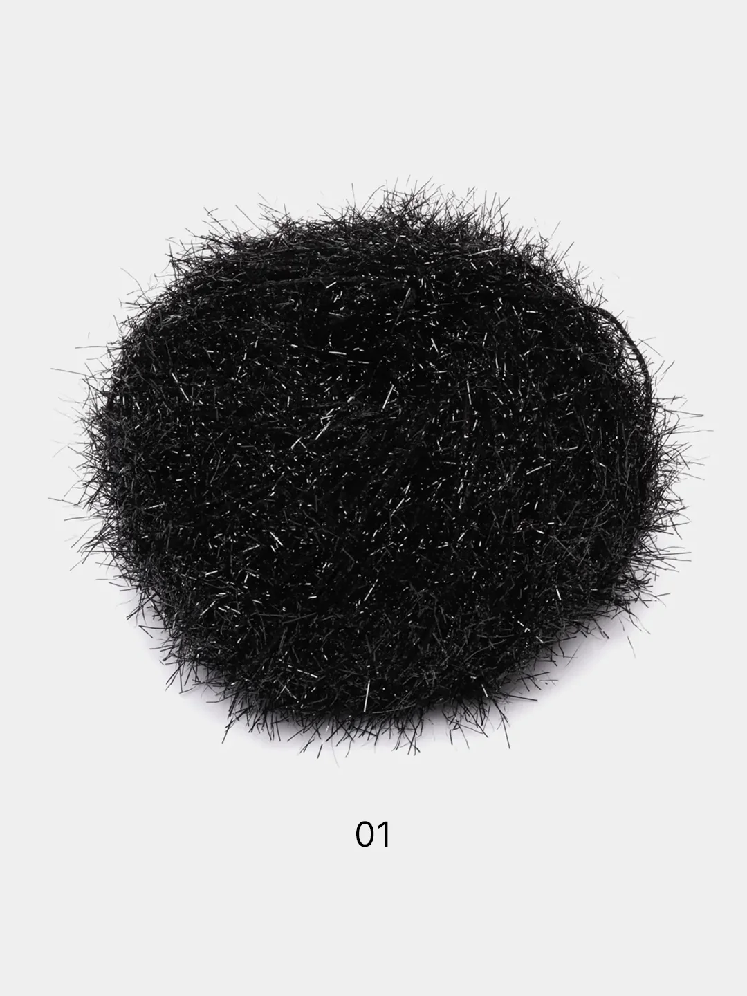 Черный пряжа YarnArt "Christmas", Полиамид, 50 г, 142 м
