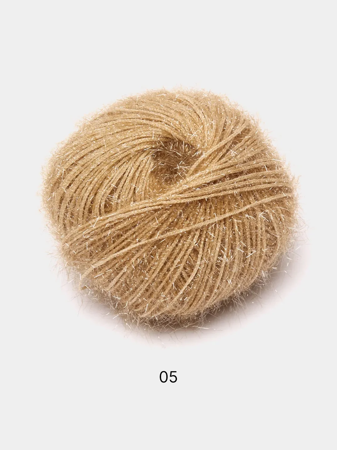 Бежевый пряжа YarnArt "Christmas", Полиамид, 50 г, 142 м