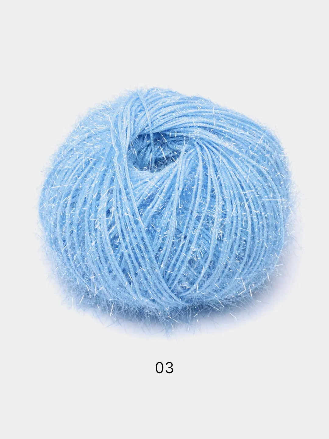 Голубой пряжа YarnArt "Christmas", Полиамид, 50 г, 142 м