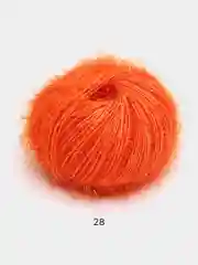 Оранжевый пряжа YarnArt "Christmas", Полиамид, 50 г, 142 м
