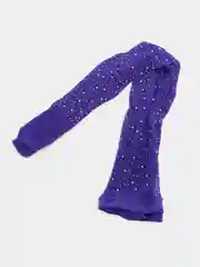 Фиолетовый колготки детские со стразами/детские колготки в сетку/Колготки для девочек со стразами
