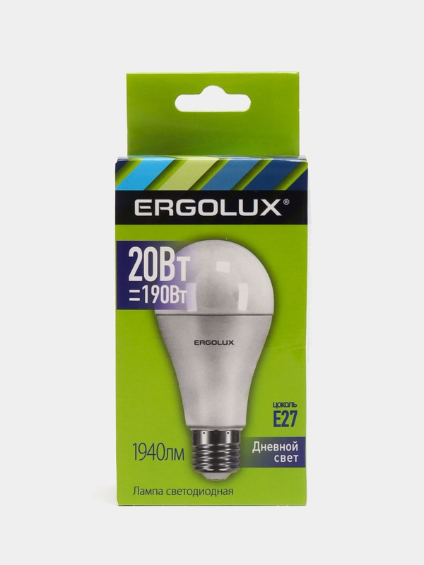 Лампа светодиодная Ergolux Е27, 20 Вт, LED-A65-20W-E27