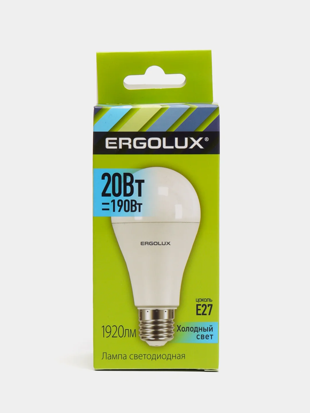 Лампа светодиодная Ergolux Е27, 20 Вт, LED-A65-20W-E27