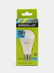 Лампа светодиодная Ergolux Е27, 20 Вт, LED-A65-20W-E27