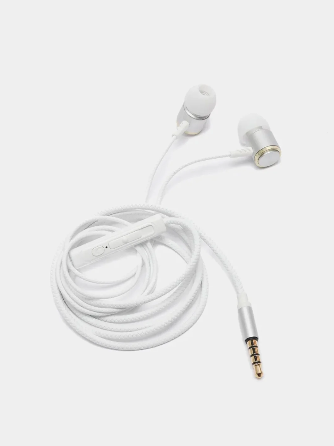Белый наушники с микрофоном HOCO M42 3.5 mm Jack