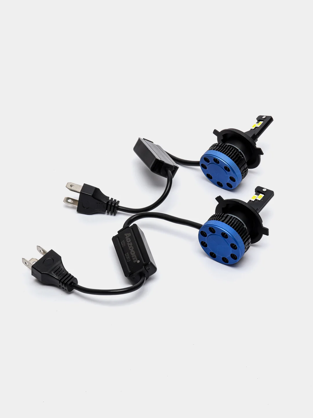 Светодиодные лампы AOZOOM P5 H4,Н7,Н11,НВ3(9005)/НВ4(9006) 6000K 12V, автомобильные, 2 шт