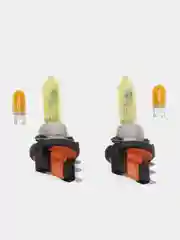 Лампа автомобильная галогенная SVS Yellow H1, H3, H4, H7, H8, H11, H27, HB3, HB4, H15, H16 + W5W