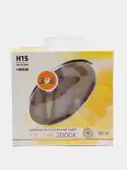 Лампа автомобильная галогенная SVS Yellow H1, H3, H4, H7, H8, H11, H27, HB3, HB4, H15, H16 + W5W