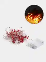Коралловый гирлянда новогодняя светодиодная Бисер, LED, на батарейках