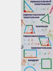 Закладки таблица умножения, площади, математические меры (длина, площадь, объем, вес, жидкость)