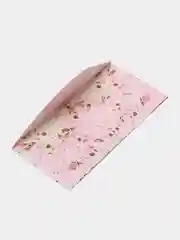 Кораллово-розовый конверт для денег свадебный Будьте счастливы
