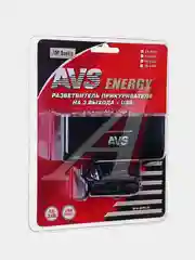 Разветвитель прикуривателя AVS 12/24, 3 выхода+USB, CS313U