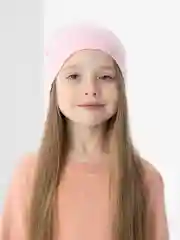 Розовый детская шапка