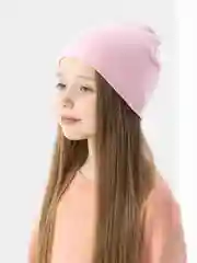 Розовый детская шапка