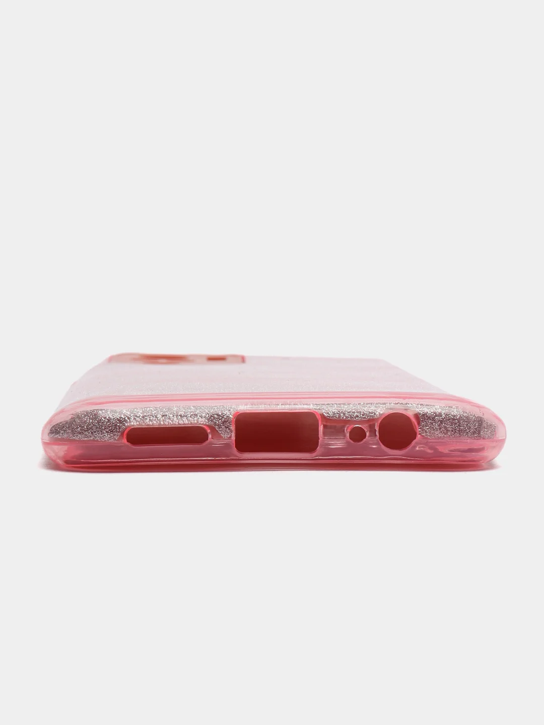 Розовый чехол Xiaomi Redmi Note 10 / Redmi Note 10S / Poco M5s блестящий с защитой камеры