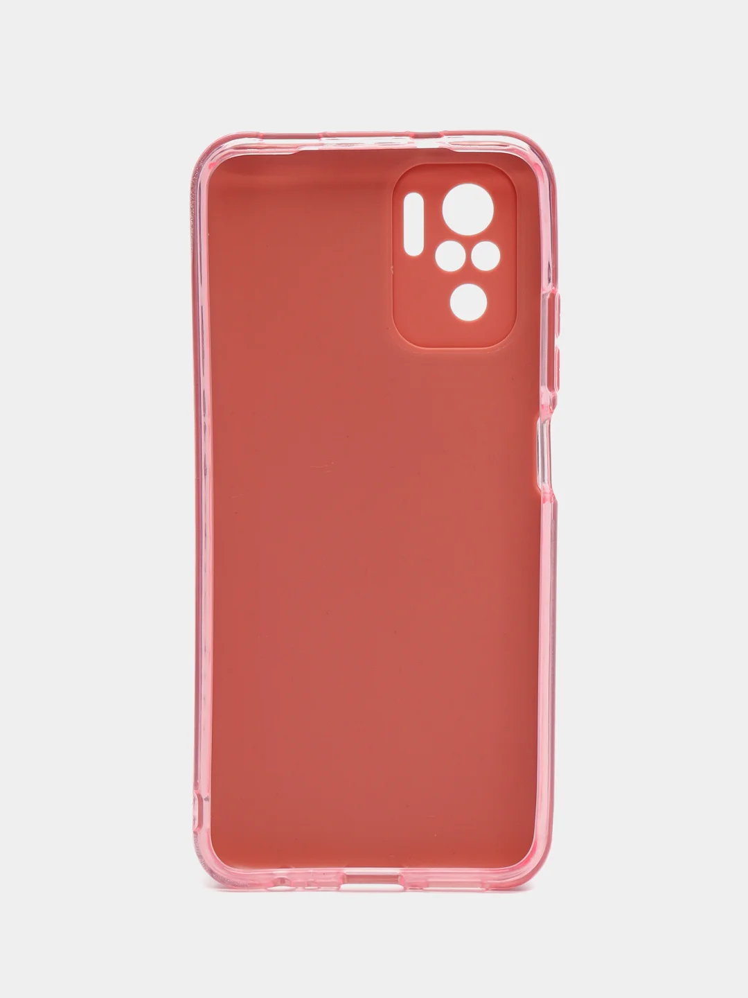 Розовый чехол Xiaomi Redmi Note 10 / Redmi Note 10S / Poco M5s блестящий с защитой камеры